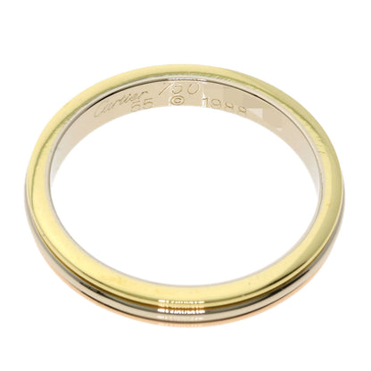 CARTIER   Three colors #55 Ring  K18 Yellow Gold 18K Pink GoldLadies [Used]