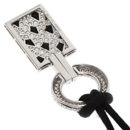 CARTIER PANTHERE de Cartier Onyx Diamond Necklace K18 White Gold Ladies [Used]
