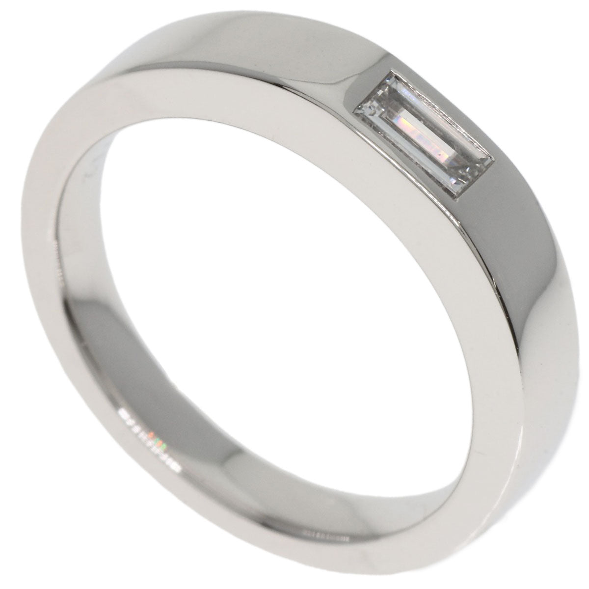 HARRY WINSTON One Baguette Princess Diamond Ring Platinum PT950 Ladies [Used]