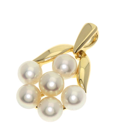 MIKIMOTO Pearl Pearl Pendant top K18 Yellow Gold Ladies [Used]