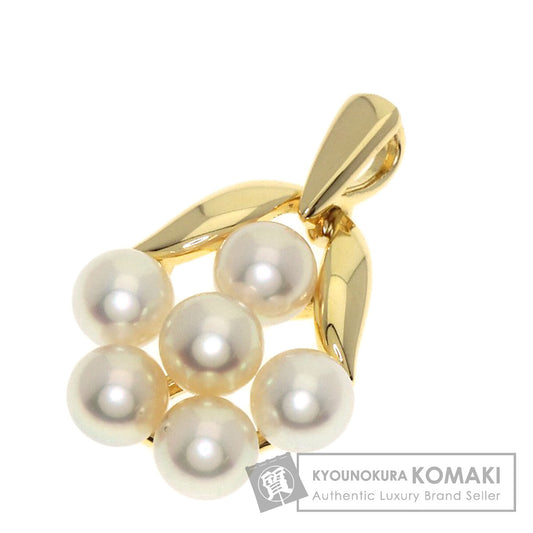 MIKIMOTO Pearl Pearl Pendant top K18 Yellow Gold Ladies [Used]