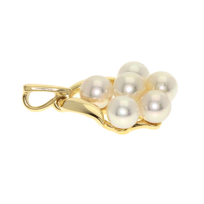 MIKIMOTO Pearl Pearl Pendant top K18 Yellow Gold Ladies [Used]