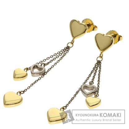 TIFFANY&Co. Heart drop earring K18 Yellow Gold K18 White GoldLadies [Used]