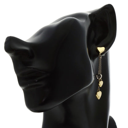 TIFFANY&Co. Heart drop earring K18 Yellow Gold K18 White GoldLadies [Used]