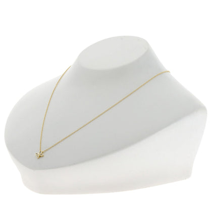 TIFFANY&Co. Fleur de Lis Diamond Necklace K18 Yellow Gold Ladies [Used]