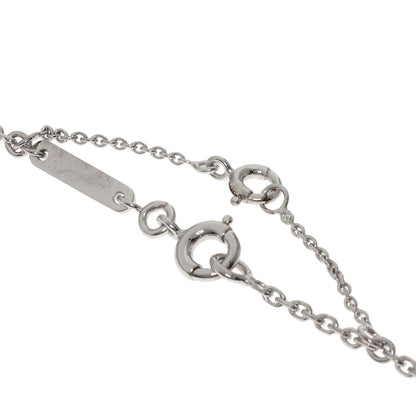 CARTIER C heart Diamond Necklace K18 White Gold Ladies [Used]