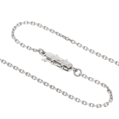 CARTIER C heart Diamond Necklace K18 White Gold Ladies [Used]