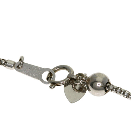 5.18ct Orange Sapphire Diamond Necklace K18 White Gold 17.8g　Ladies