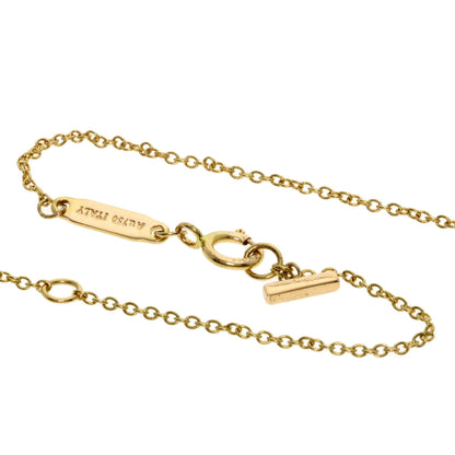 TIFFANY&Co. T Smile Mini Necklace K18 Pink Gold Ladies [Used]