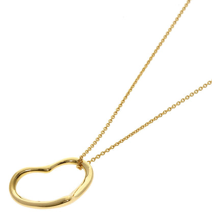 TIFFANY&Co. Open heart Necklace K18 Yellow Gold Ladies [Used]