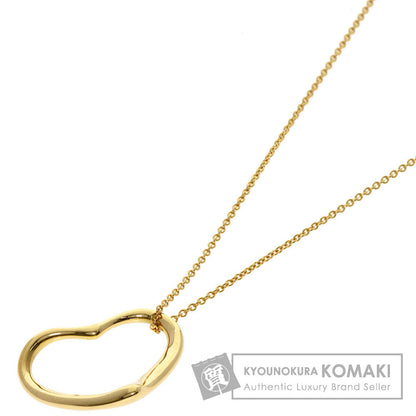 TIFFANY&Co. Open heart Necklace K18 Yellow Gold Ladies [Used]