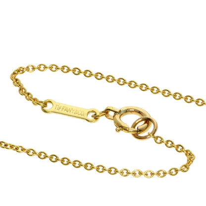 TIFFANY&Co. Open heart Necklace K18 Yellow Gold Ladies [Used]