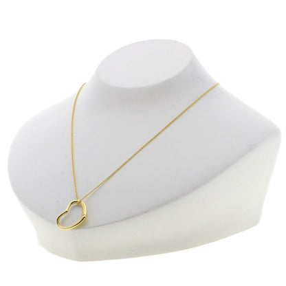 TIFFANY&Co. Open heart Necklace K18 Yellow Gold Ladies [Used]