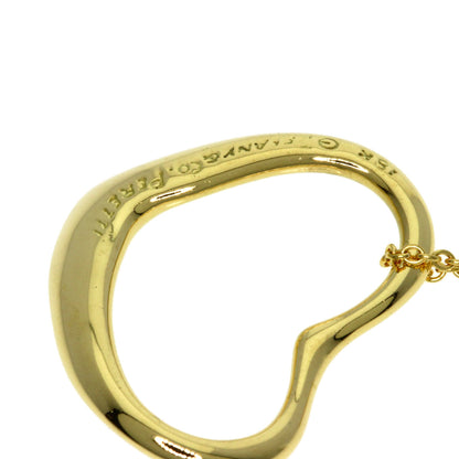 TIFFANY&Co. Open heart Necklace K18 Yellow Gold Ladies [Used]