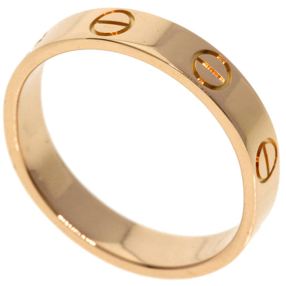 CARTIER Mini love ring #51 Ring K18 Pink Gold Ladies [Used]