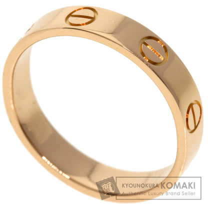 CARTIER Mini love ring #51 Ring K18 Pink Gold Ladies [Used]