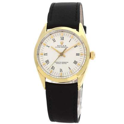ロレックス 1024/5 オイスターパーペチュアル センターローマ 腕時計 ステンレススチール/革/GP メンズ 【中古】【ROLEX】