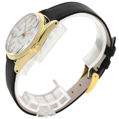 ロレックス 1024/5 オイスターパーペチュアル センターローマ 腕時計 ステンレススチール/革/GP メンズ 【中古】【ROLEX】