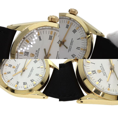 ロレックス 1024/5 オイスターパーペチュアル センターローマ 腕時計 ステンレススチール/革/GP メンズ 【中古】【ROLEX】