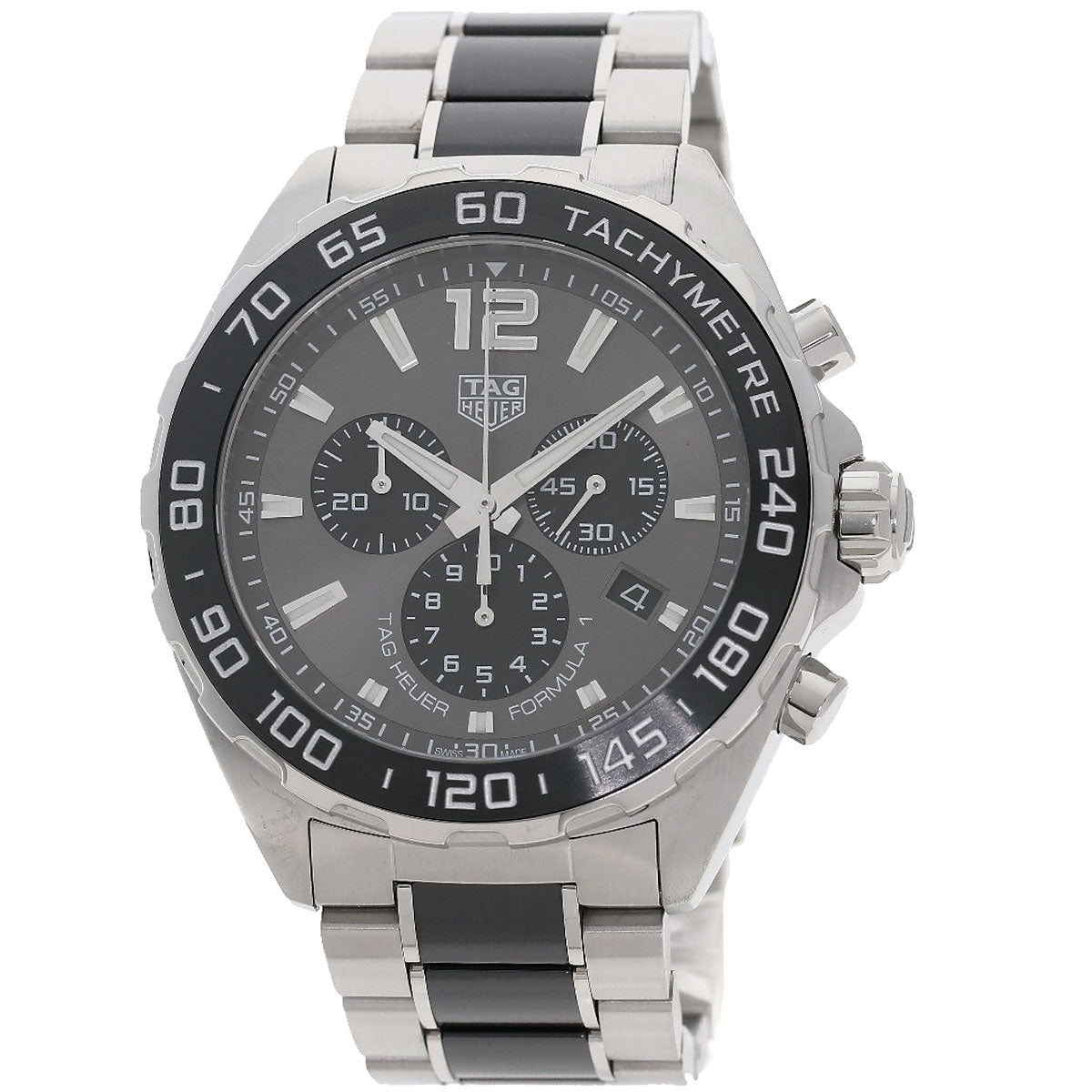 TAG HEUER FORMULA1 chronograph Watches CAZ1011 Stainless Steel/SSxCeramic mens