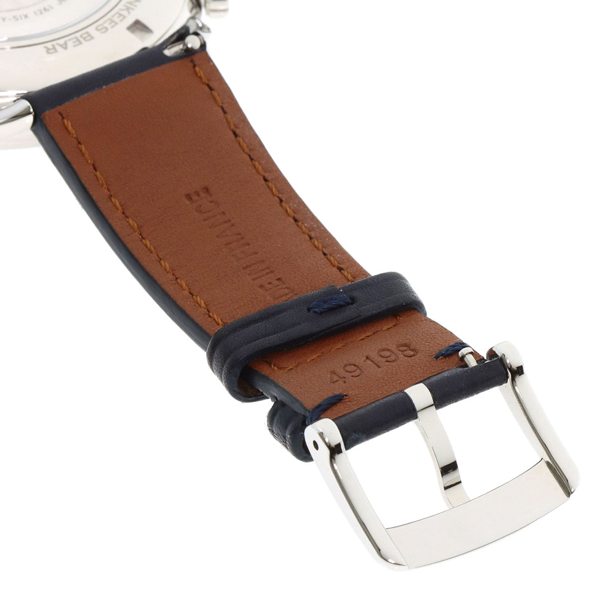 POLO RALPH LAUREN NY Yankees Bear Watches 472865479002 Stainless Steel/Leather mens