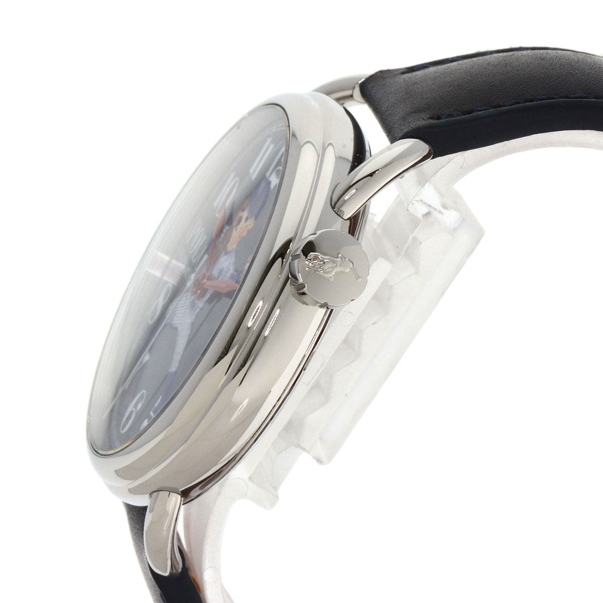 POLO RALPH LAUREN NY Yankees Bear Watches 472865479002 Stainless Steel/Leather mens