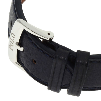 POLO RALPH LAUREN NY Yankees Bear Watches 472865479002 Stainless Steel/Leather mens