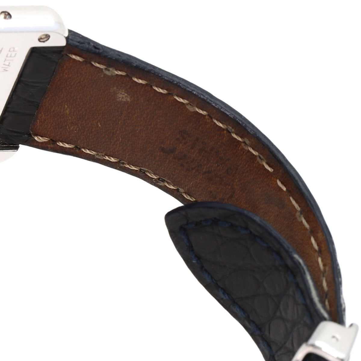 CARTIER Must tank LM Watches W1014154 Silver/Leather mens