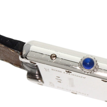 CARTIER Must tank LM Watches W1014154 Silver/Leather mens