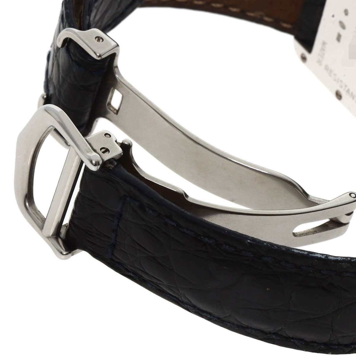 CARTIER Must tank LM Watches W1014154 Silver/Leather mens