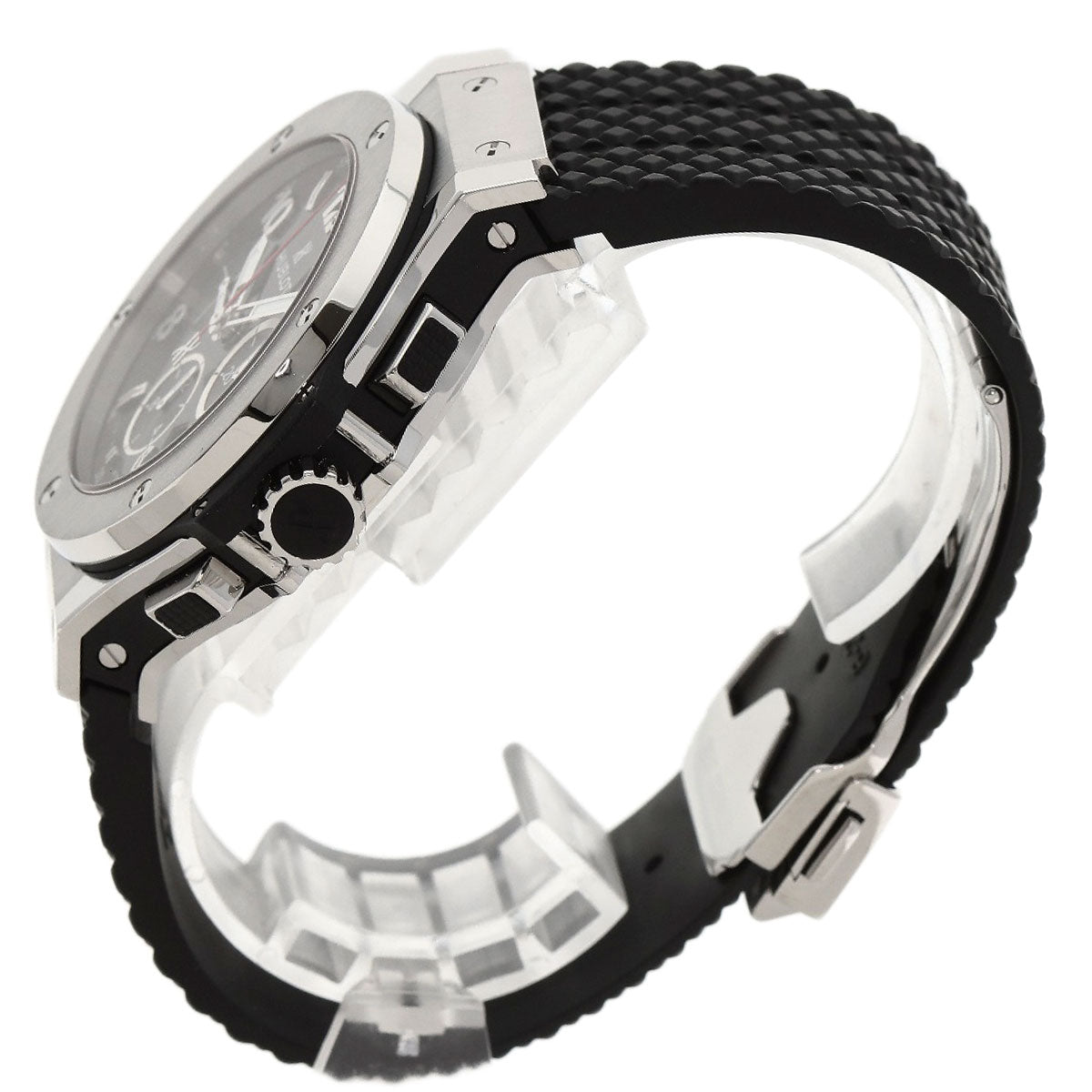 HUBLOT Big Bang Steel Watches 301.SX.130.RX Stainless Steel/Rubber mens