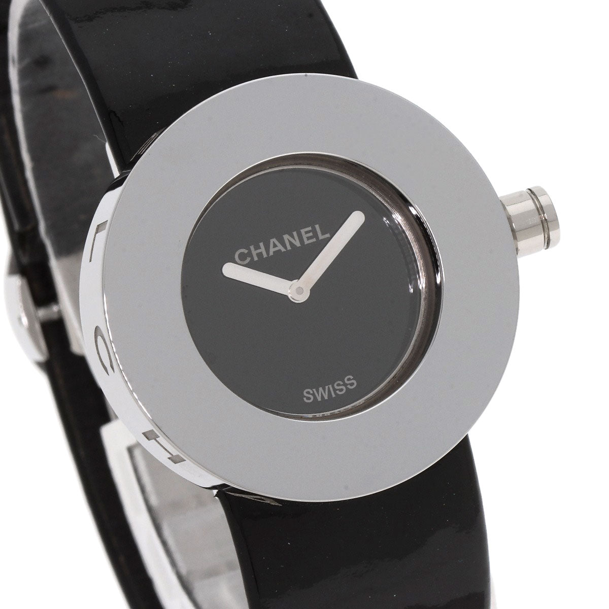 CHANEL La Ronde Watches H0579 Stainless Steel/Enamel Ladies
