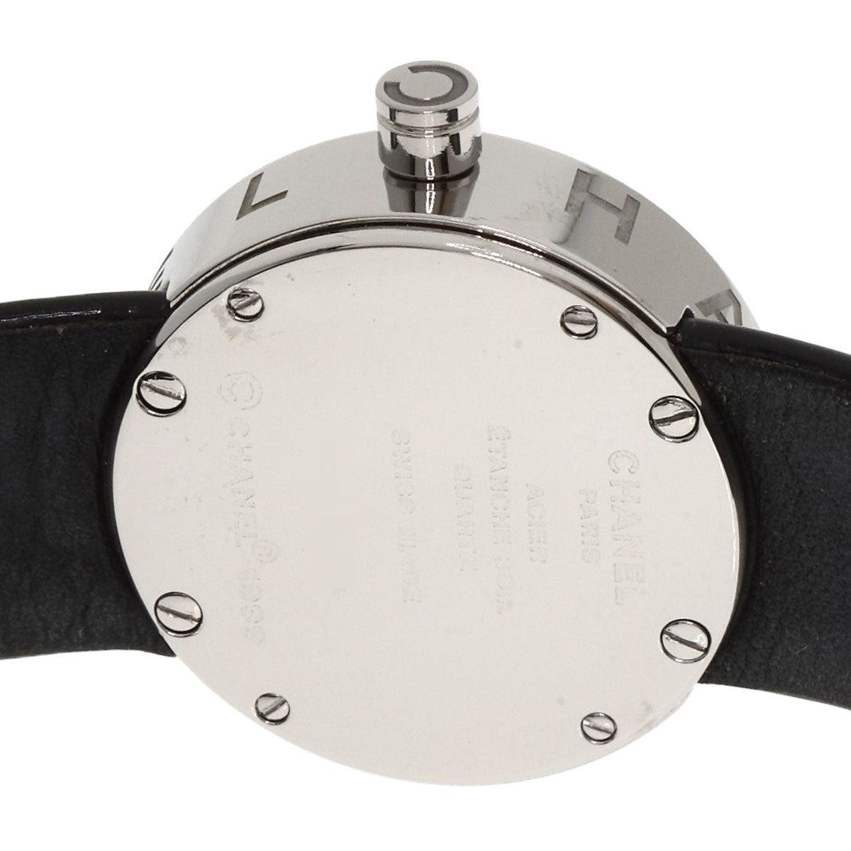 CHANEL La Ronde Watches H0579 Stainless Steel/Enamel Ladies