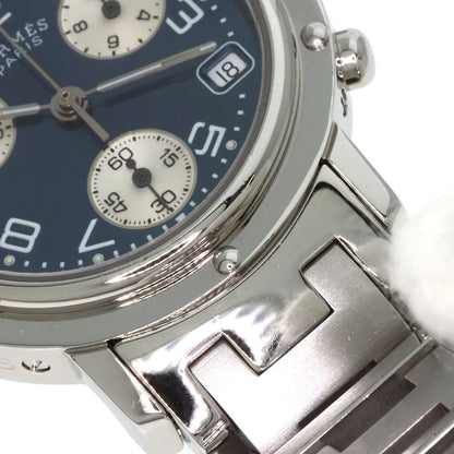 HERMES Clipper Chronograph Watches CL1.310 Stainless Steel/Stainless Steel Ladies
