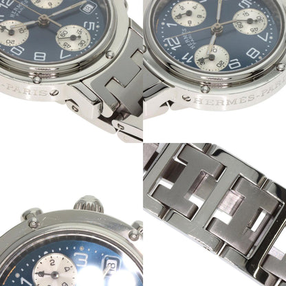 HERMES Clipper Chronograph Watches CL1.310 Stainless Steel/Stainless Steel Ladies