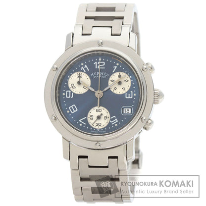 HERMES Clipper Chronograph Watches CL1.310 Stainless Steel/Stainless Steel Ladies