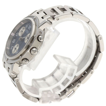 HERMES Clipper Chronograph Watches CL1.310 Stainless Steel/Stainless Steel Ladies