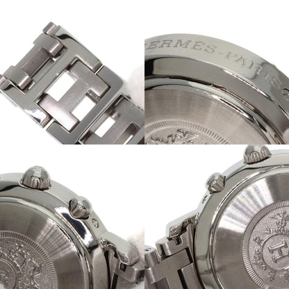 HERMES Clipper Chronograph Watches CL1.310 Stainless Steel/Stainless Steel Ladies