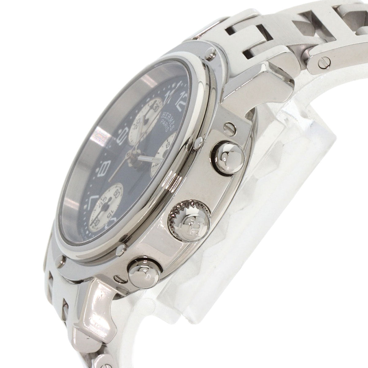 HERMES Clipper Chronograph Watches CL1.310 Stainless Steel/Stainless Steel Ladies