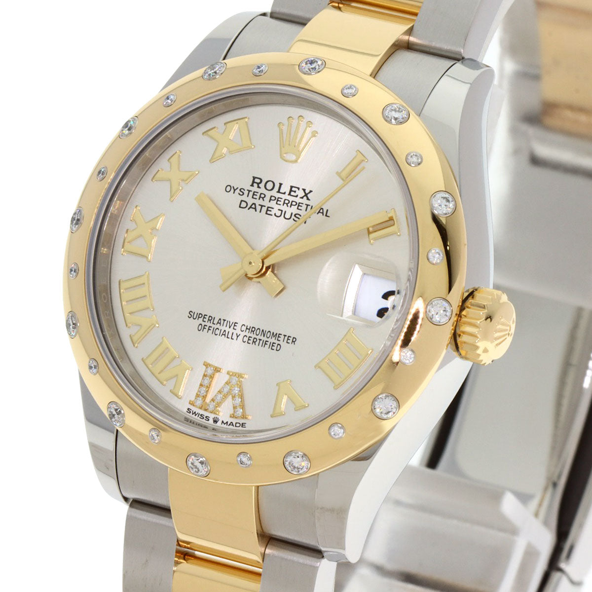 ROLEX Datejust 31 Diamond Watches 278343RBR Stainless Steel/SSxK18YG Boys