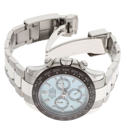 ROLEX Cosmograph Daytona Ice Blue Dial Diamond Watches 116506A Platinum/PT mens