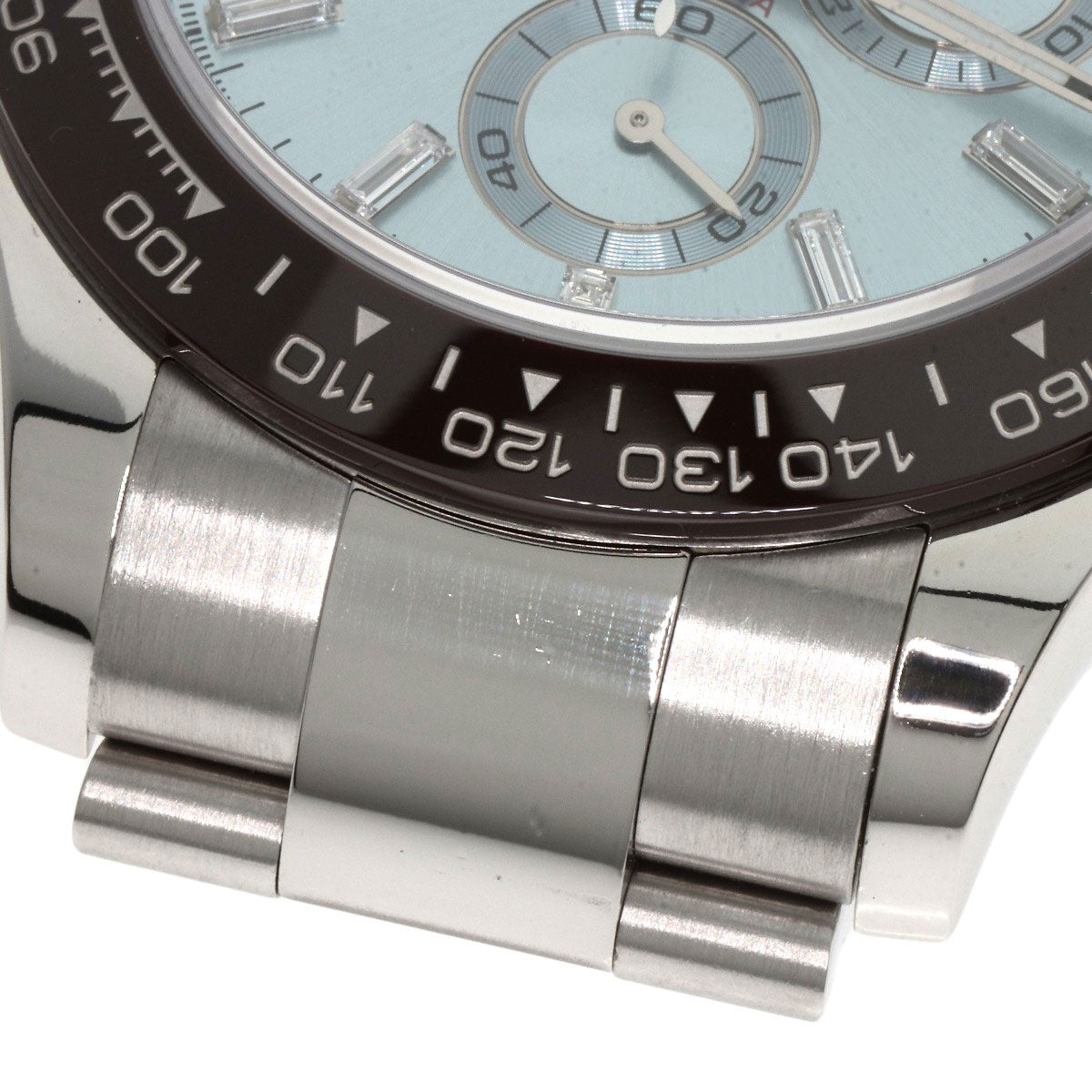 ROLEX Cosmograph Daytona Ice Blue Dial Diamond Watches 116506A Platinum/PT mens