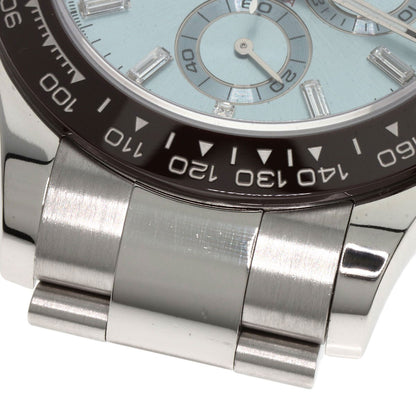 ROLEX Cosmograph Daytona Ice Blue Dial Diamond Watches 116506A Platinum/PT mens