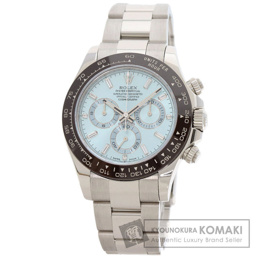 ROLEX Cosmograph Daytona Ice Blue Dial Diamond Watches 116506A Platinum/PT mens