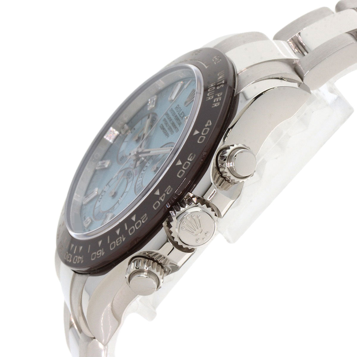 ROLEX Cosmograph Daytona Ice Blue Dial Diamond Watches 116506A Platinum/PT mens