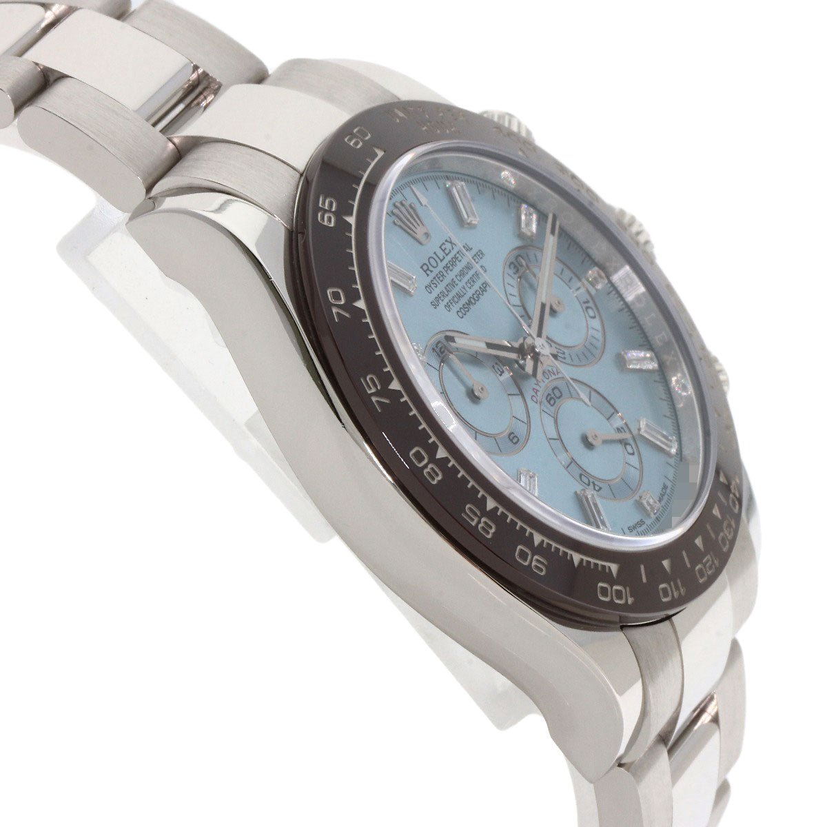 ROLEX Cosmograph Daytona Ice Blue Dial Diamond Watches 116506A Platinum/PT mens