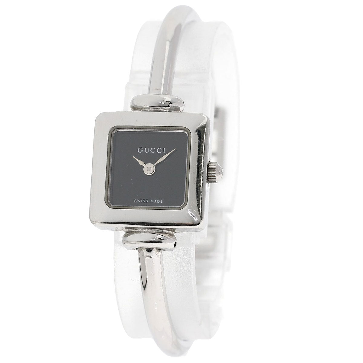 GUCCI Square face Watches 1900L Stainless Steel/Stainless Steel Ladies