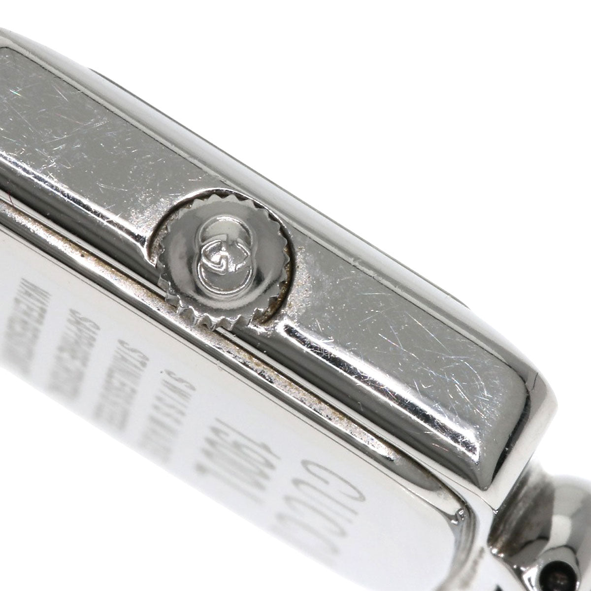 GUCCI Square face Watches 1900L Stainless Steel/Stainless Steel Ladies