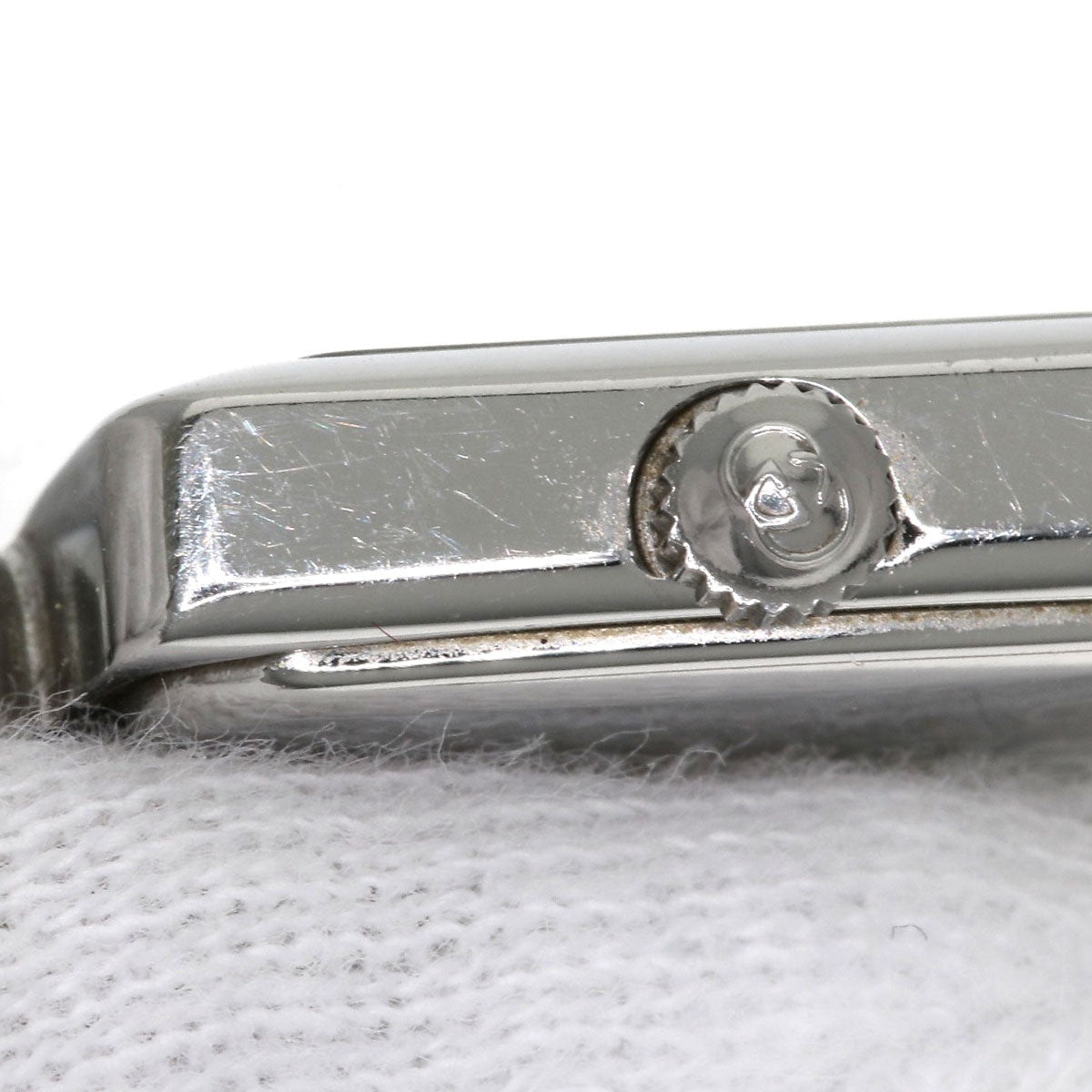 GUCCI Square face Watches 1900L Stainless Steel/Stainless Steel Ladies