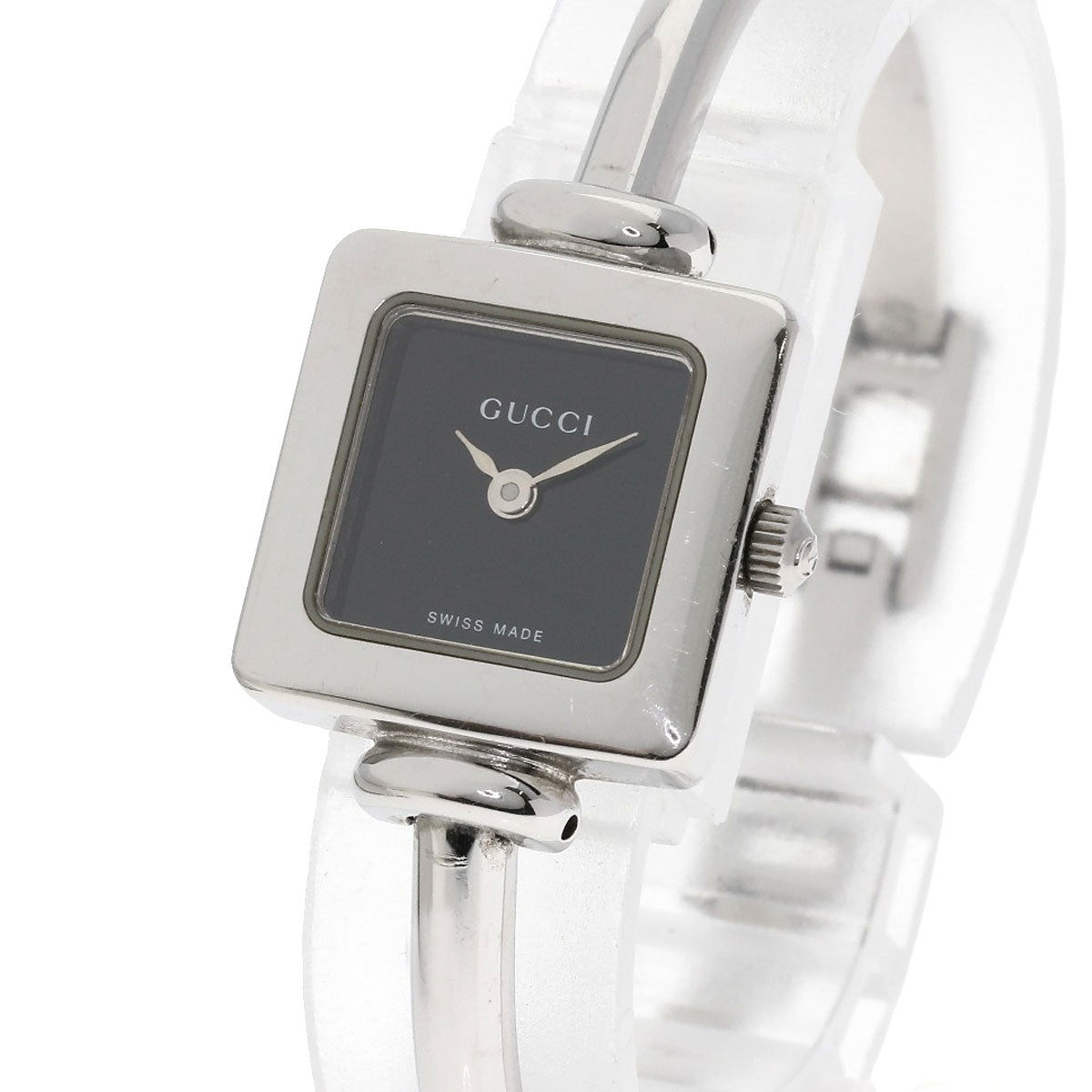 GUCCI Square face Watches 1900L Stainless Steel/Stainless Steel Ladies